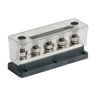 5-Stud H/duty Bus Bar w/Cover 650 amp