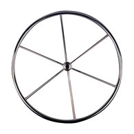 Six Spoke Stainless Steel Steering Wheel 30" (762mm)