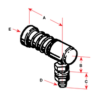 Engine Control Cable Fitting 33C Style Ball Joint Steel