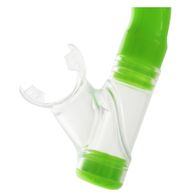 Kids Big Vis Mask And Snorkel Set Green 
