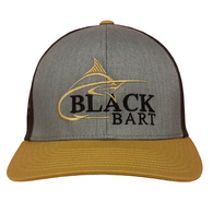 BLACK BART MARLIN TAN/GREY CAP OSFA