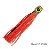 Maggot XT 8" Game Lure Rigged - Flaming Squid 