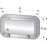 Porthole Opening W/Mosquito Screen