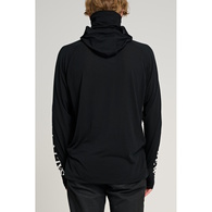 Alpha Flag Pinnacle Hooded Long Sleeve Tech Upf50+ / Fishing Jersey - Black