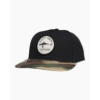 Bruce 6 Panel Cap - Black/Camo 