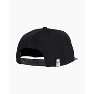 Bruce 6 Panel Cap - Black/Camo 
