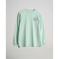 Fin & Yang Boyfriend Womens Long Sleeve T-Shirt - Jade