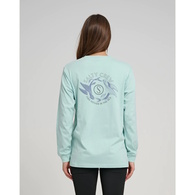 Fin & Yang Boyfriend Womens Long Sleeve T-Shirt - Jade