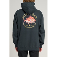 Snap Attack Pigment Hood Fleece - Pigment Coal