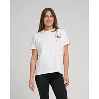 The Good Life Boyfriend Womens Short Sleeve T-Shirt - White