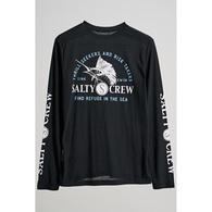 Yacht Club Long Sleeve Sun Shirt - Black