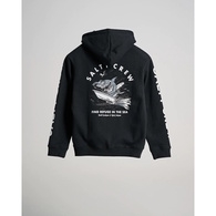 Hot Rod Shark Boys Hooded Fleece - Black