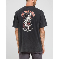 Skewered Shark Short Sleeve Tee Shirt - Washed Black