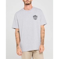 Raider Fk Off Fishing Short Sleeve Tee Shirt - Grey Marle