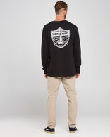 Raider Fk Off Fishing Long Sleeve Tee Shirt - Black
