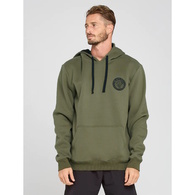 Cheers For The Beers Fleece Pullover Hoodie - Olive