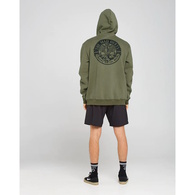 Cheers For The Beers Fleece Pullover Hoodie - Olive
