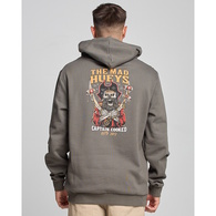 Captain Cooked Fleece Pullover Hoodie - Charcoal