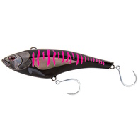 Madmacs 200mm Fast Trolling Lure - Black Pink Mackeral