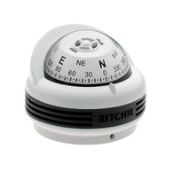 Trek TR-33W Surface Mt. 57mm Compass White 