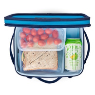 Insulated Lunch Box - Big Wave Blue/Navy