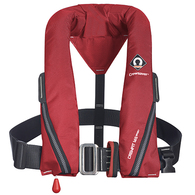 165N Crewfit Sport Inflatable Lifejacket Adult Auto W/Harness Red