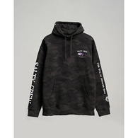 Big Blue Hooded Fleece - Black Camo