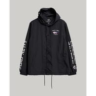 Big Blue Snap Jacket - Black