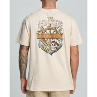 Shipwrecked Captain Short Sleeve Tee Shirt - Cement