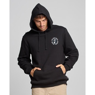 Skewered Shark Fleece Pullover Hoodie - Black
