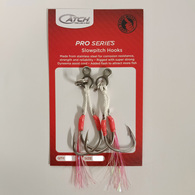 Twin Assist Slow Pitch 1/0 Lure Hook Set W/Figure 8 & Splitring 2pk