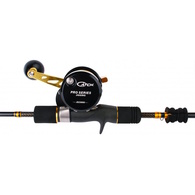JGX3000 Reel / KENSAI Slow Pitch 6'3" Ohead Rod Combo w/braid