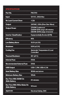 Pw2700 Pro-Wave Pure Sine Inverter 2700 Watts W/Remote 
