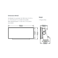 Ultrawide Nsx 3015Uw 15" Combo With Active Image 3 In 1 Transducer
