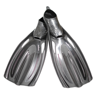 Stalker Full Foot Black Dive Fins - XXS to XL