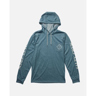 Tippet Pocket Hooded Long Sleeve Tech / Fishing Jersey Upf40+ T-Shirt - Slate