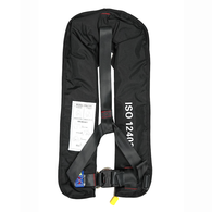 Manual 150N Inflatable Lifejacket W/Deck Harness Ce Rated!