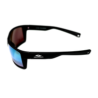 Ultra Polarised Sunglasses Tr90 Frame Matte Black W/Red Green Lens
