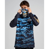 Sword Fight Long Sleeve Upf50+ Fishing Jersey - Navy