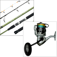 Tomcat 8000/Tournament Concept X 531 5'3 200-350gm Spin Jig Combo w/Braid