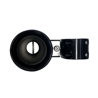 T-Top Angle Adjustable Rod Holder 1.9" Tube - Matte Black