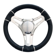 Italia Polished Aluminium Steering Wheel Verona