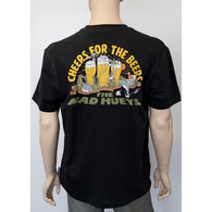 NZ Beers Short Sleeve Tee Shirt - Vintage Black