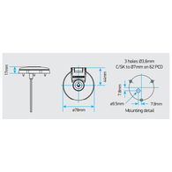 Anchor Indirect Winch Foot Switch No Cover