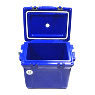 Ice Box Chilly Bin Cooler 25L With Shoulder Strap - Blue