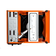 Single Burner Portable Stove (Disposable Cylinder) - Orange