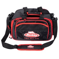 Large Tackle Bag With 2 Tackle Trays - Black