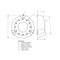 Apelo Spacer Surface Mounting Accessory