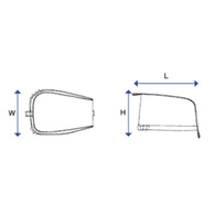 Outboard Storage Cover Up To 3.6Hp H/Duty
