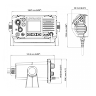 Link-9 Premium Vhf Radio W/Gps, Ais, Mob, Nav Mode